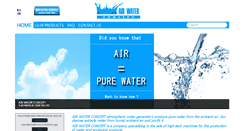 Desktop Screenshot of airwaterconcept.com